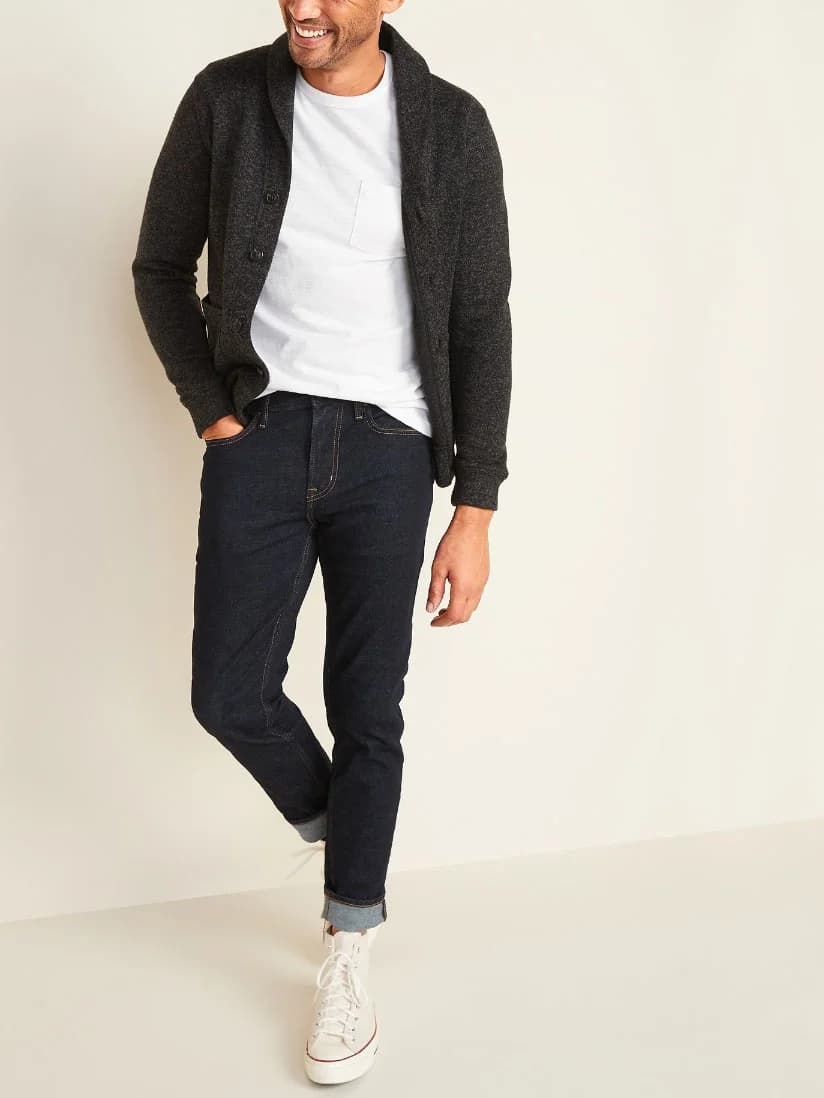 Old Navy - Quần Jean Nam Slim Tapered - RINSE