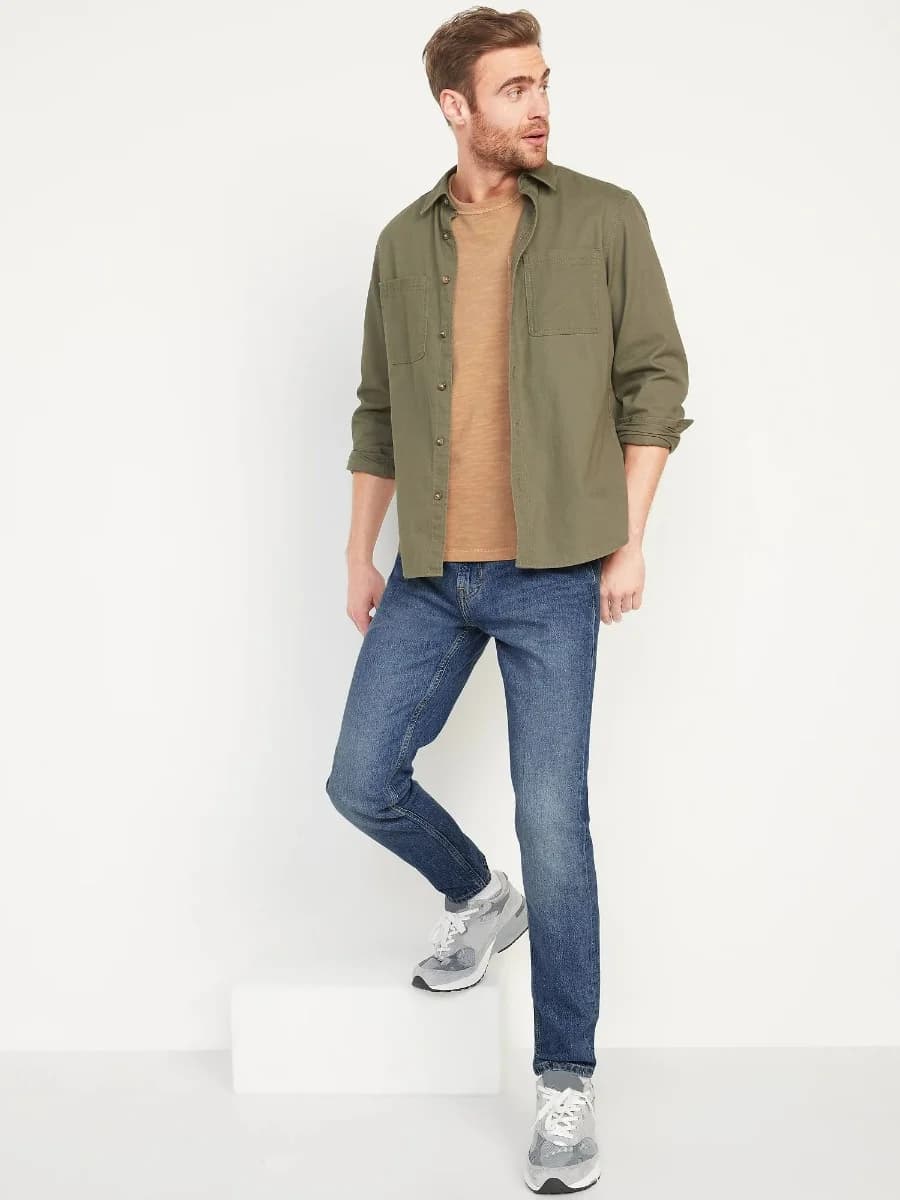 Old Navy - Quần Jean Nam Slim Tapered - MEDIUM