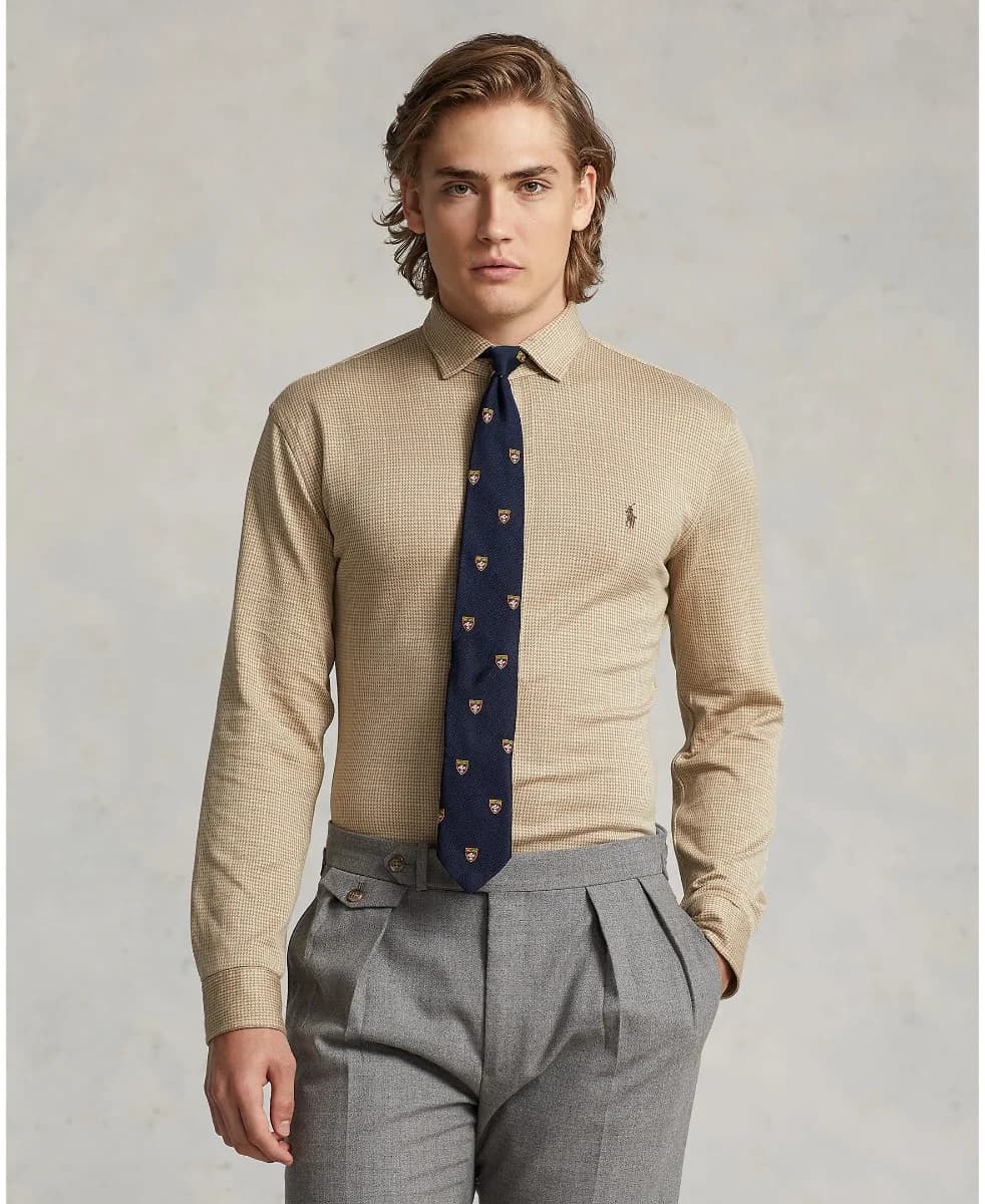 Polo Ralph Lauren - Áo Sơ Mi Nam Tay Dài Glen Plaid Jersey Shirt - ASSORTED PRE-PACK