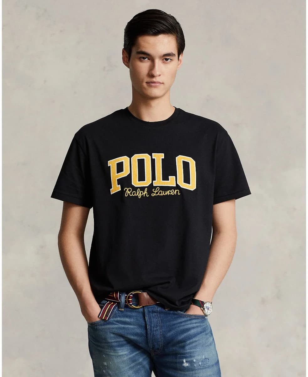 Polo Ralph Lauren - Áo Thun Nam Tay Ngắn Classic Fit Logo Jersey T-Shirt - Black