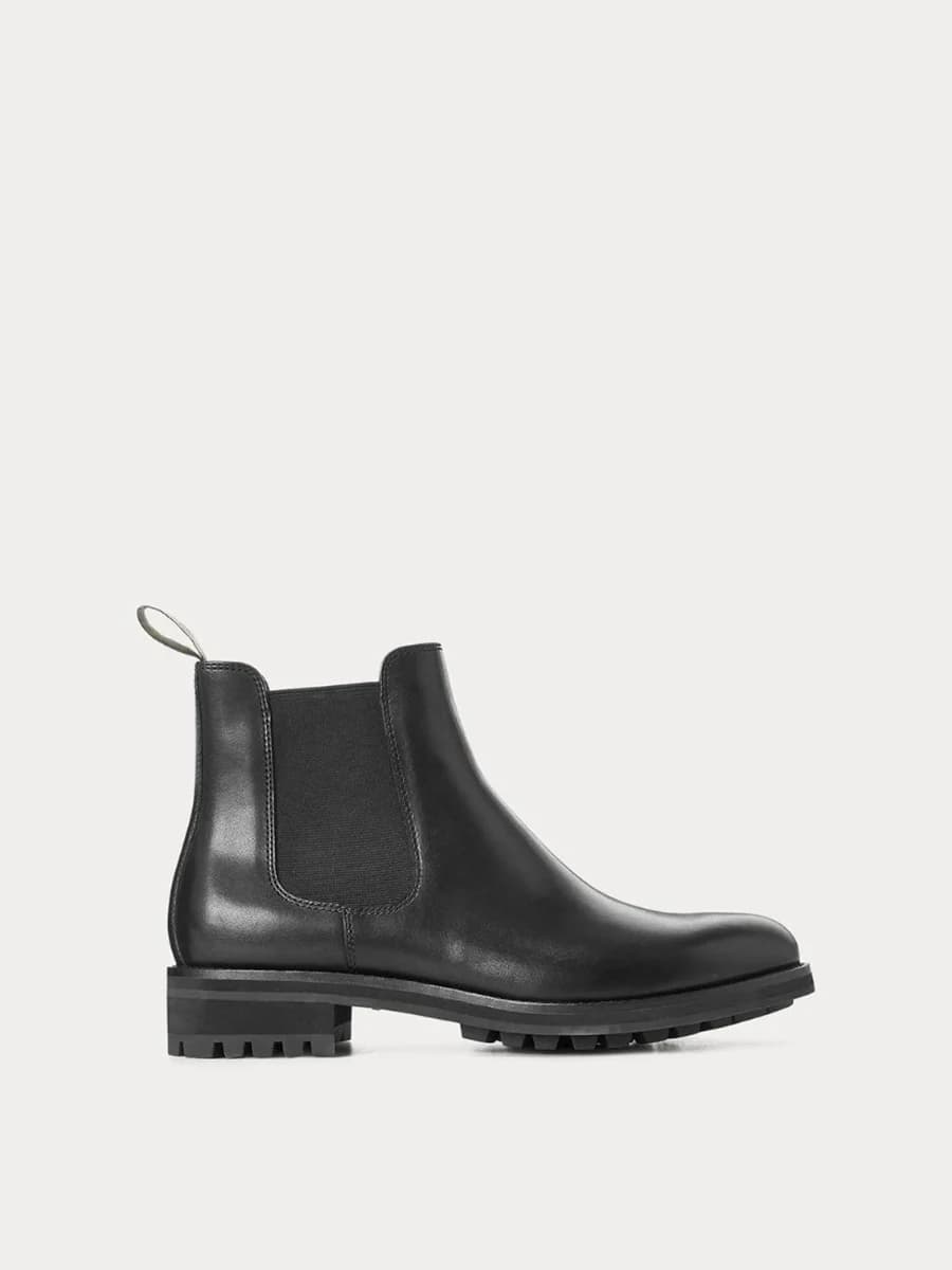 Polo Ralph Lauren - Giày Nam Bryson Chls-Boots-Dress Calf - Black