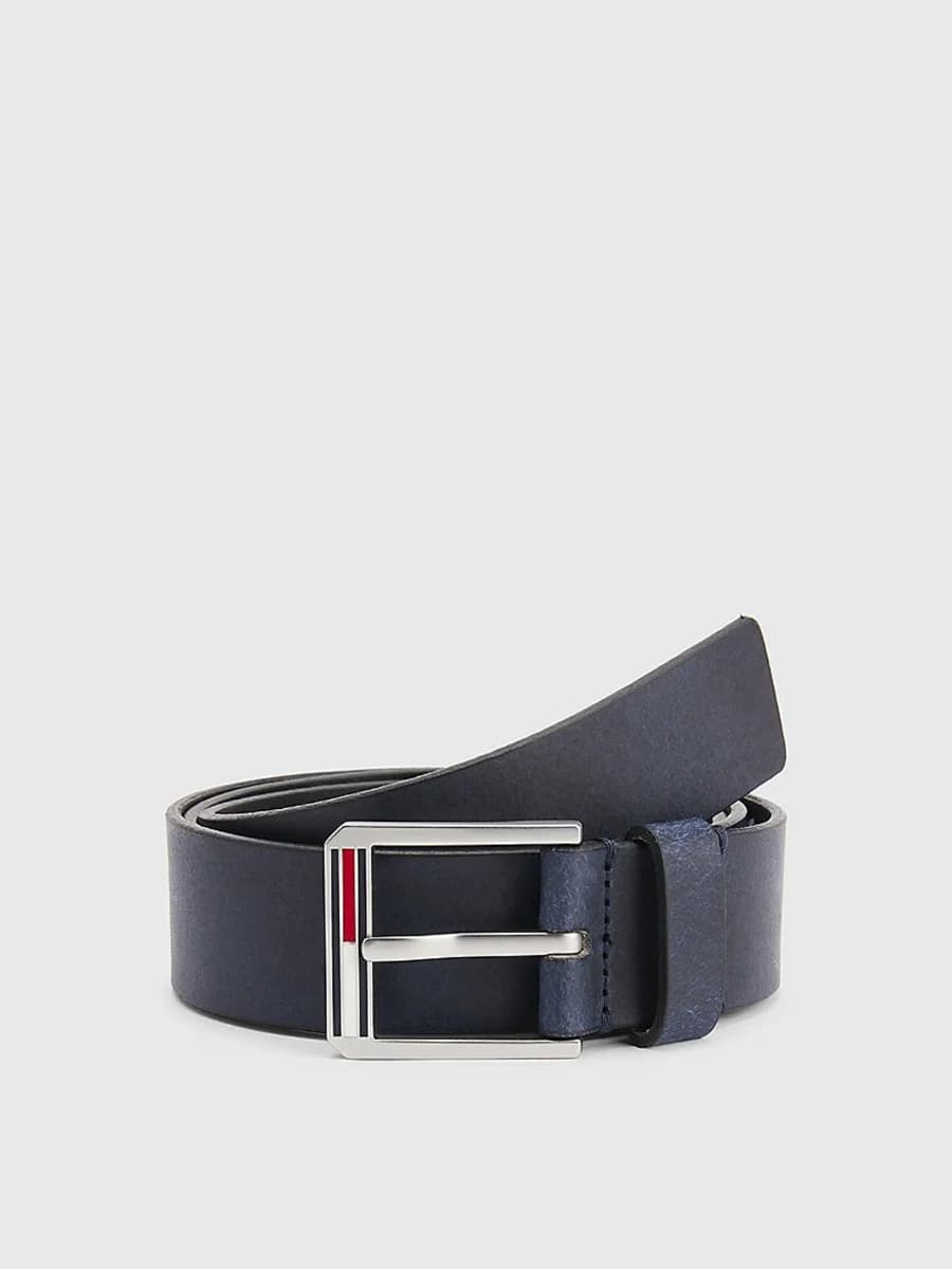 Tommy Jeans - Dây Nịt Nam TJM Essential Leather 3.5 - TWILIGHT NAVY