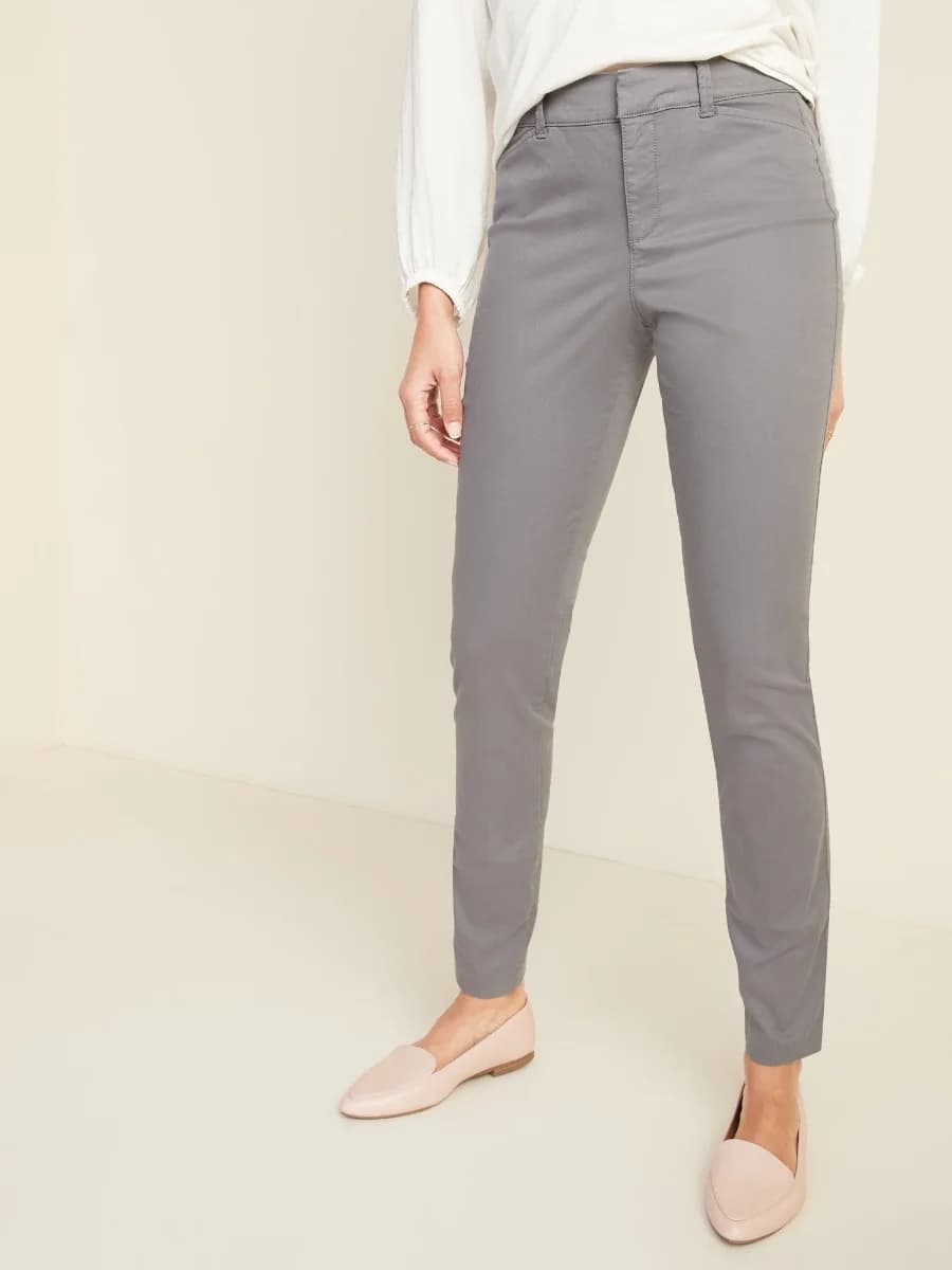Old Navy - Quần Dài Nữ Slim Fit - GREYSTONE