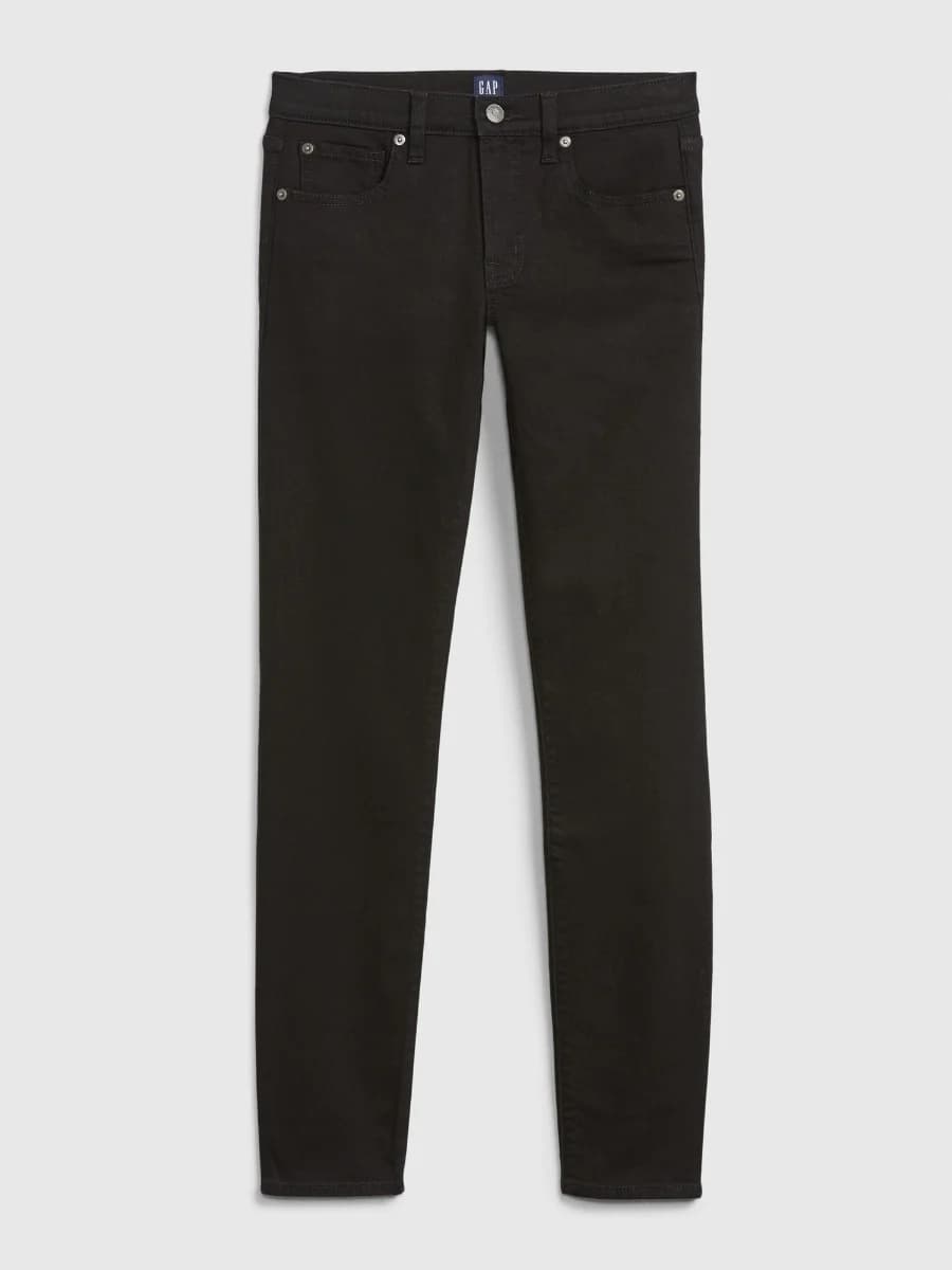 GAP - Quần Jeans Dài Nữ - Skinny Fit - BLACK RINSE