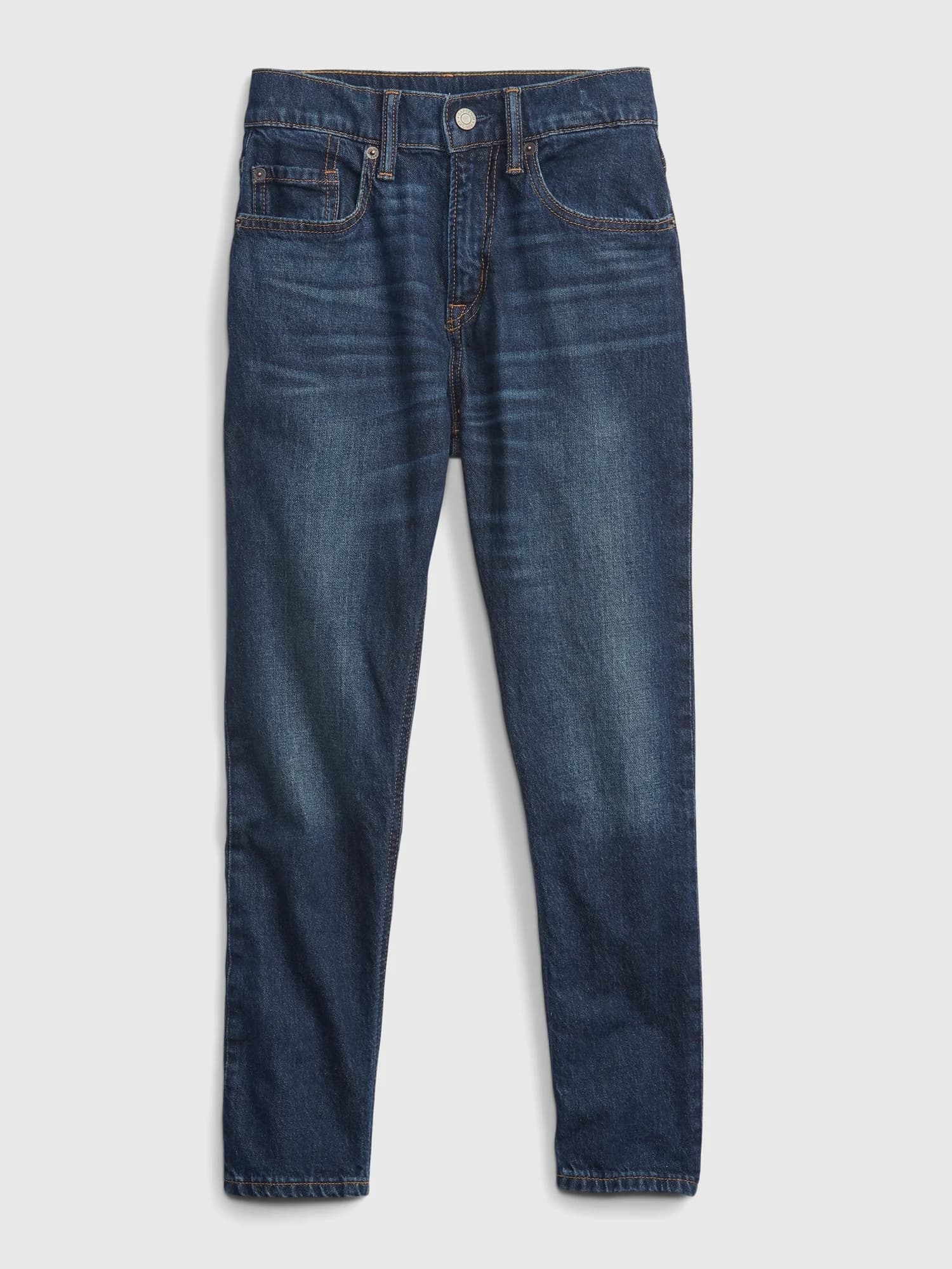 GAP - Quần Jeans Dài Bé Trai - Easy Taper - DARK WASH