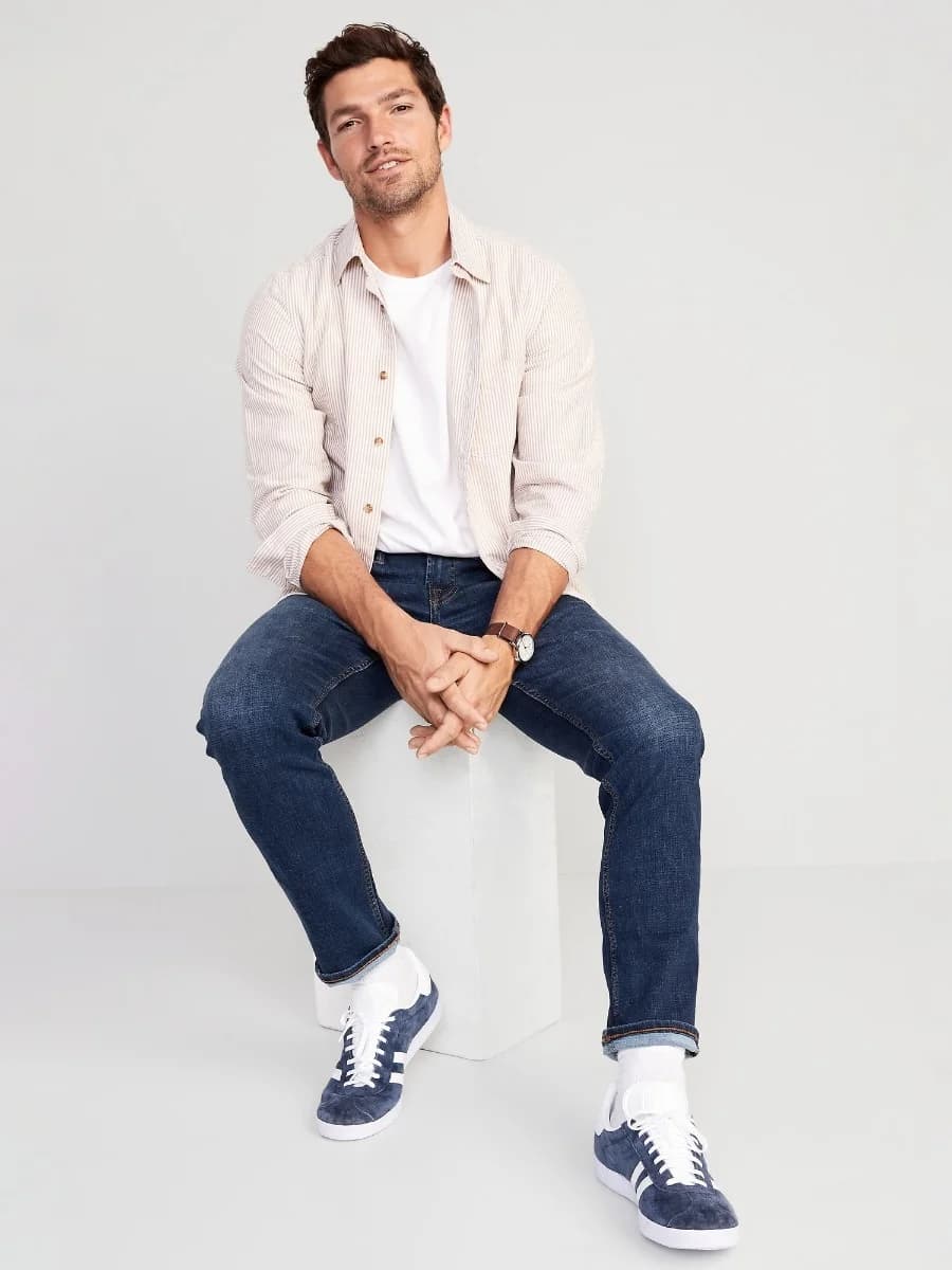 Old Navy - Quần Jean Nam Slim Fit - DARK