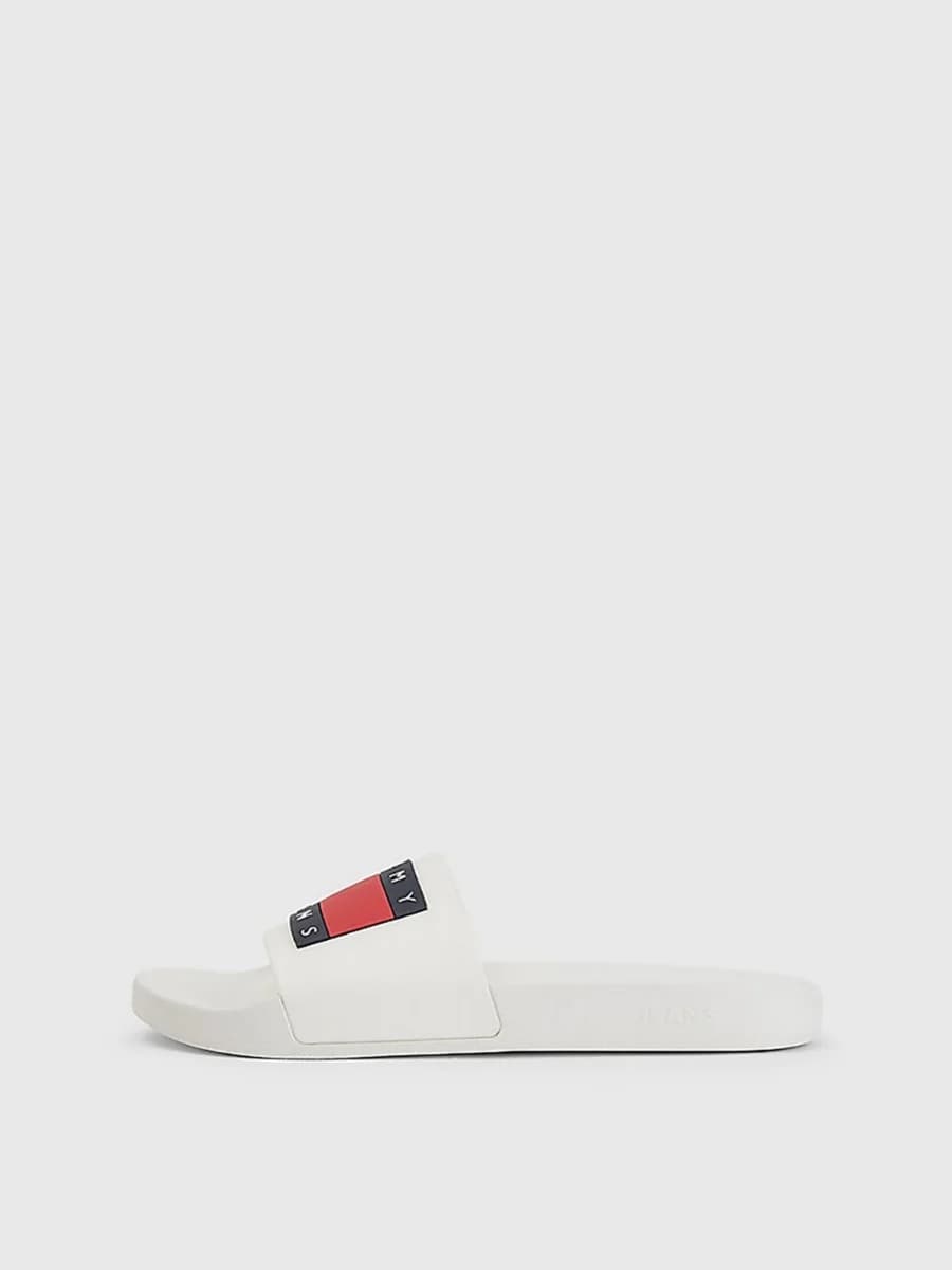 Tommy Jeans - Dép Nam Tommy Jeans Mens Flag Pool Slide - ECRU