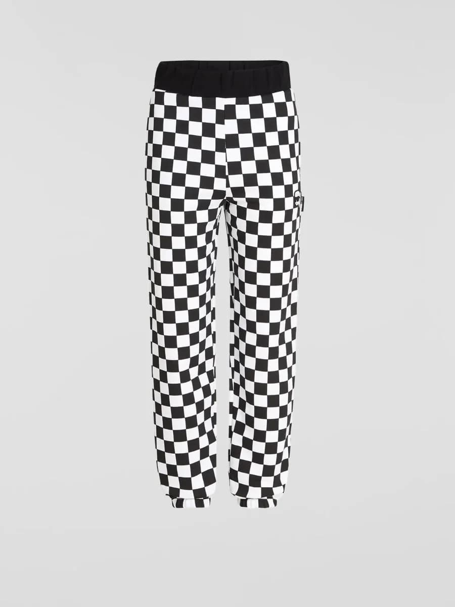 Karl Lagerfeld - Quần Dài Nữ - BLACK/WHITE CHECK