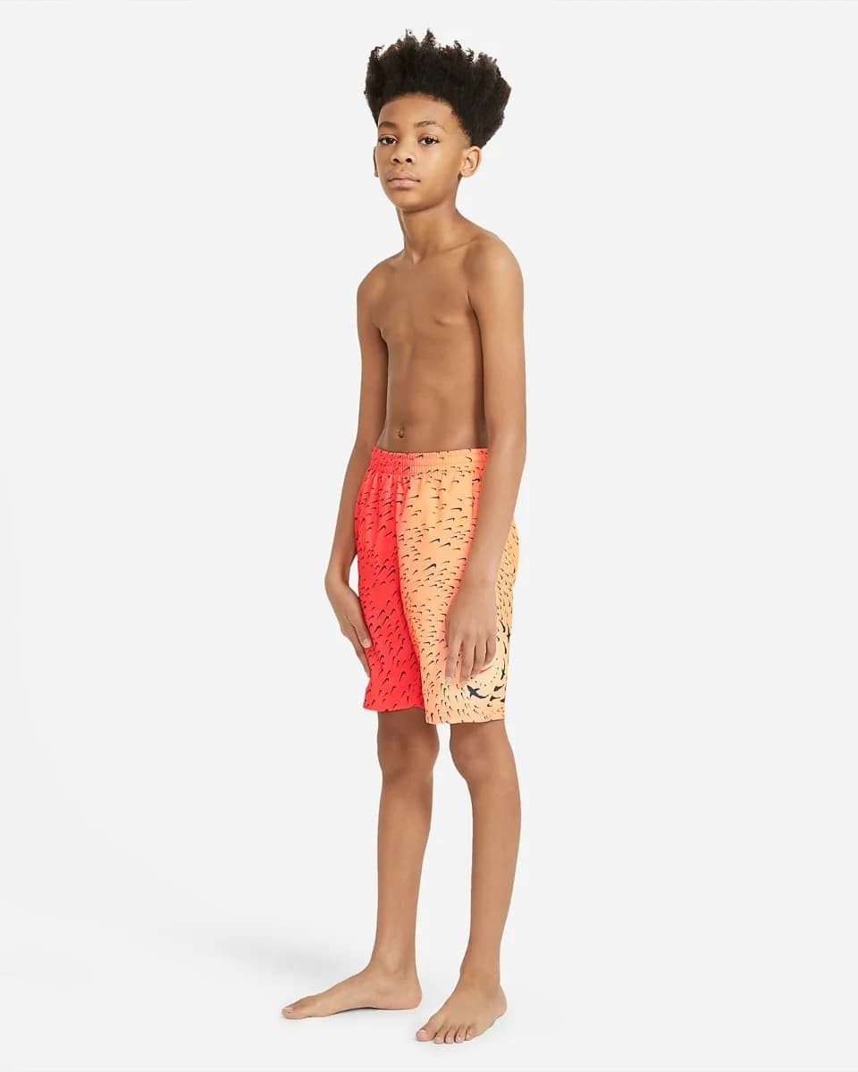 Nike Swim - Quần Bơi Thể Thao Bé Trai - 4 Volley Short - BRIGHT CRIMSON