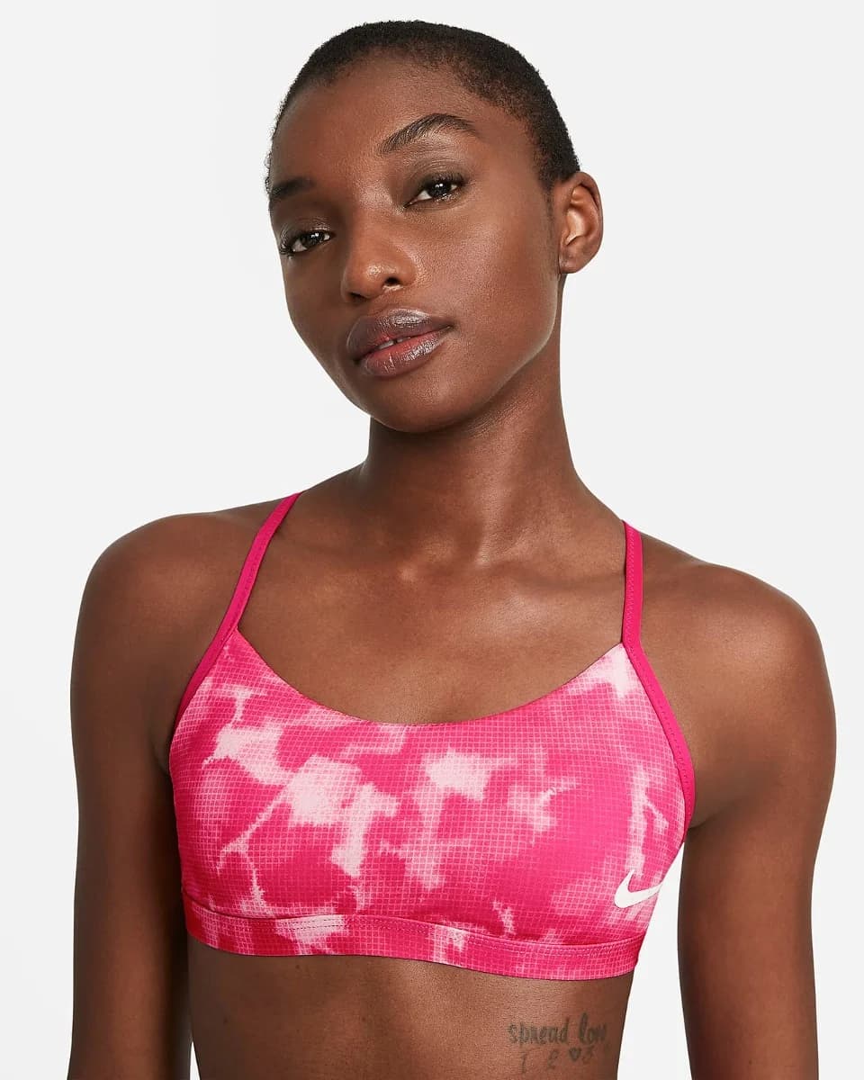 Nike Swim - Áo Ngực Thể Thao Nữ - Scoop Neck Bikini Top - FIREBERRY
