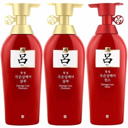 Bộ DẦU GỘI XẢ CAO CẤP ĐÔNG Y KÍCH THÍCH MỌC TÓC RYO - HÀN QUỐC (450mlx3)