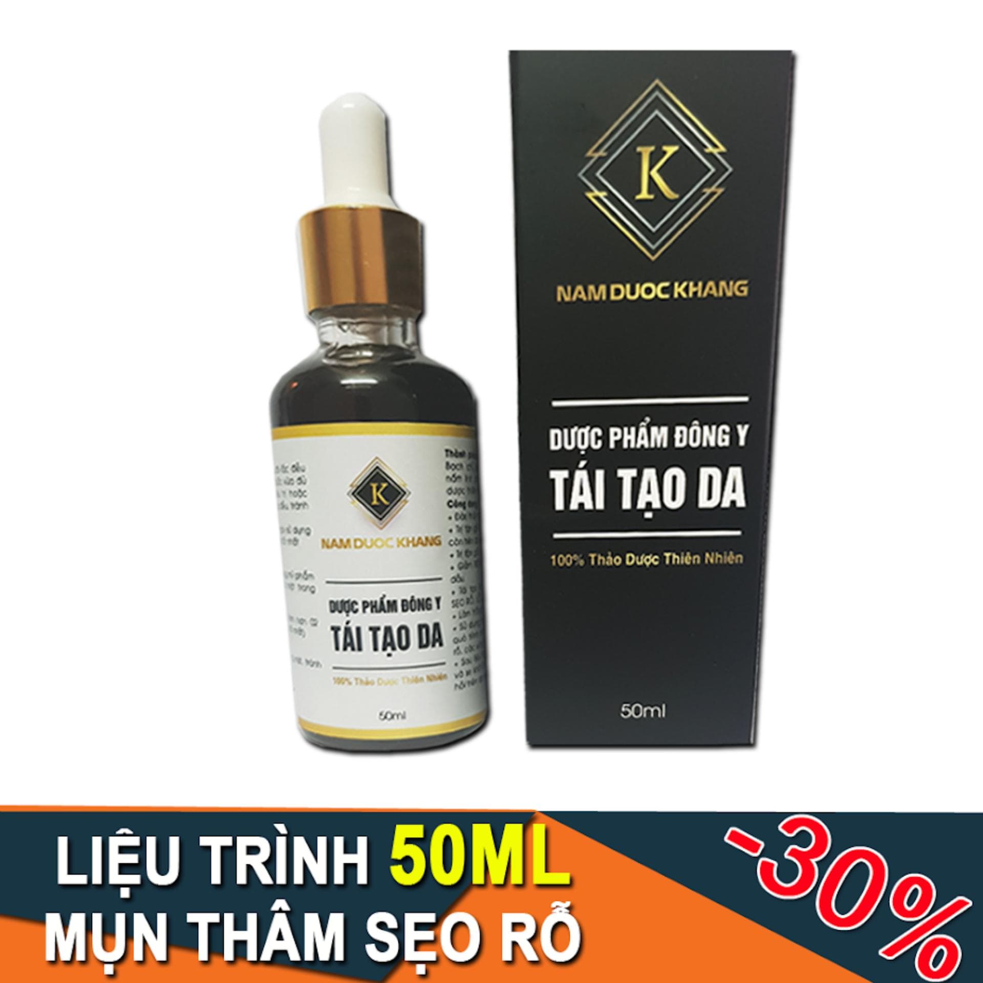 Serum mụn thâm sẹo rỗ tàn nhang Nam Dược Khang - Lọ 30ml