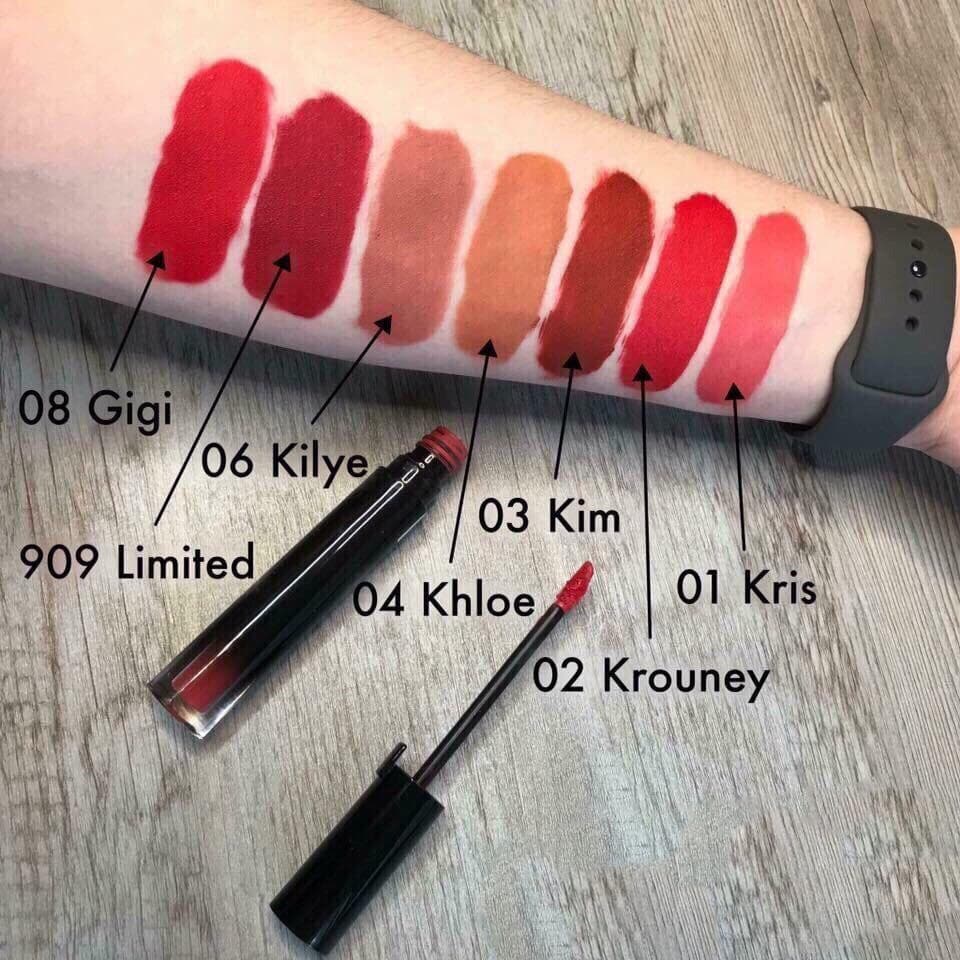 Son kem lì Chu Lipstick 27g (08 Gigi : Đỏ cam)