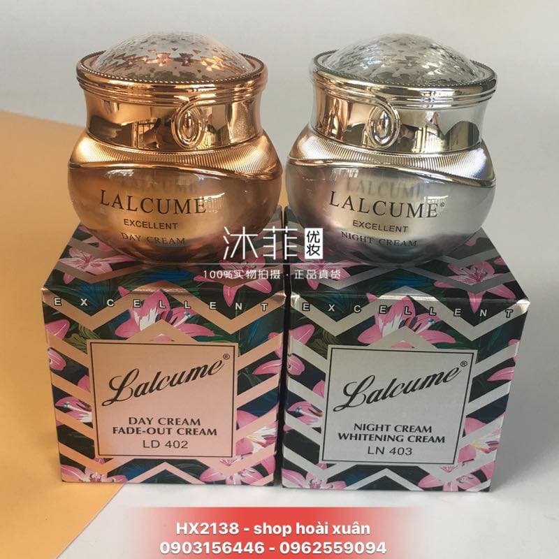 [HCM]Kem dưỡng da Lalcume Excellent taiwan - kem dưỡng trắng mặt mờ nám và tàn nhang  - HX2138