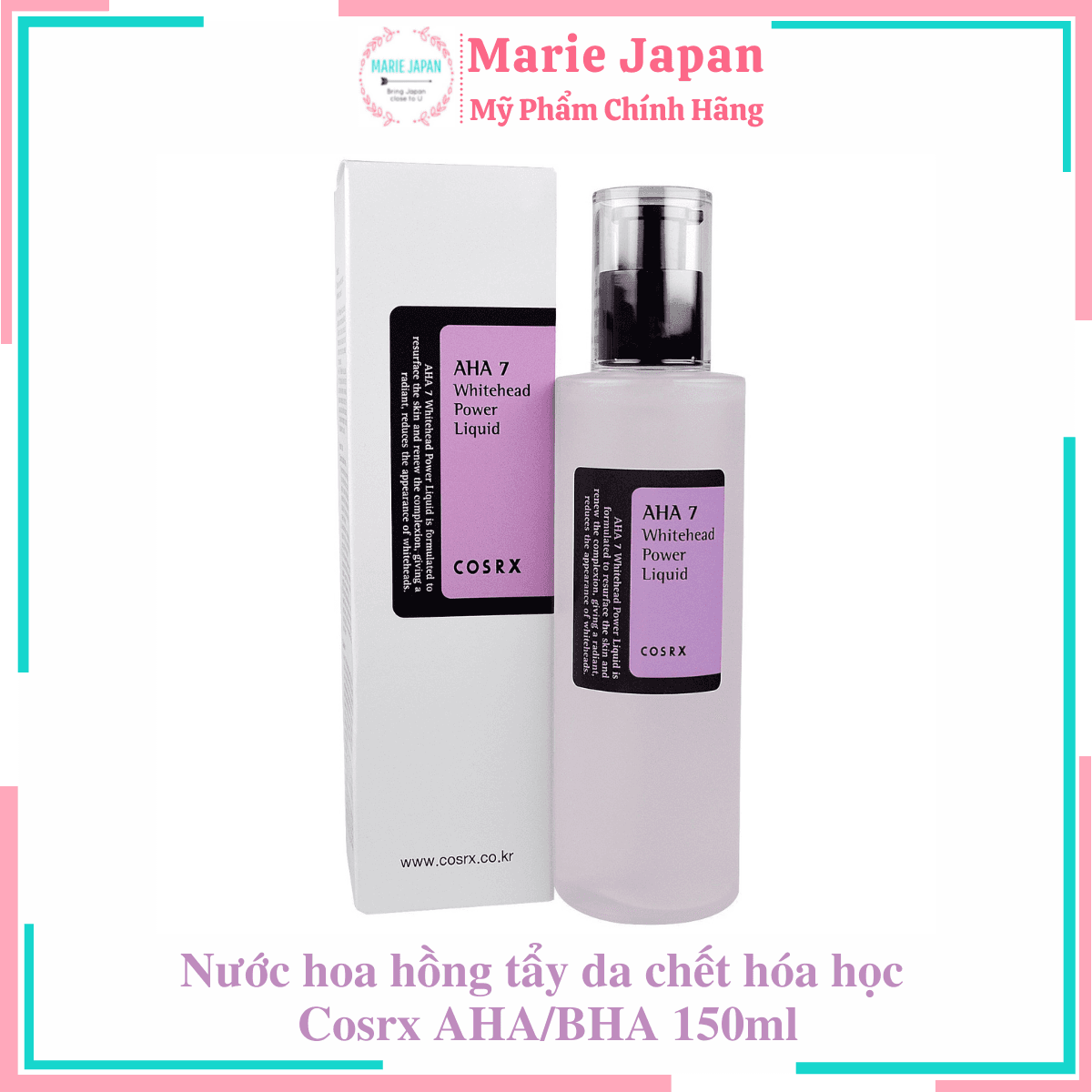 Nước hoa hồng tẩy tế bào chết hoá học Cosrx AHA/BHA Clarifying Treatment Toner 150ml