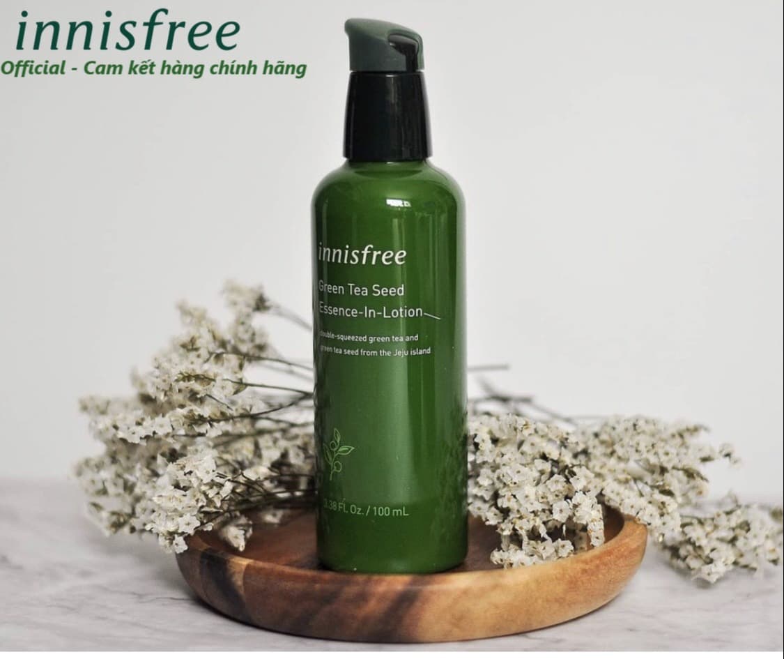 [HCM]Innisfree Green Tea Seed Essence-in-Lotion - Sữa dưỡng Trà Xanh
