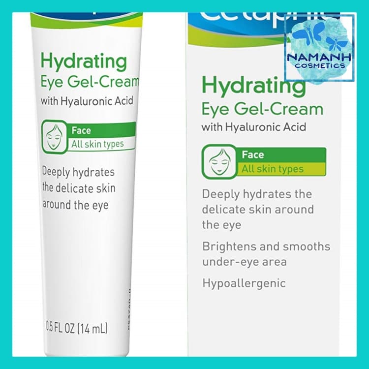 Kem dưỡng ẩm làm sáng và mịn vùng mắt Cetaphil Hydrating Eye Gel-Cream With Hyaluronic Acid Deeply Hydrate Brighten & Smooth Under-Eye