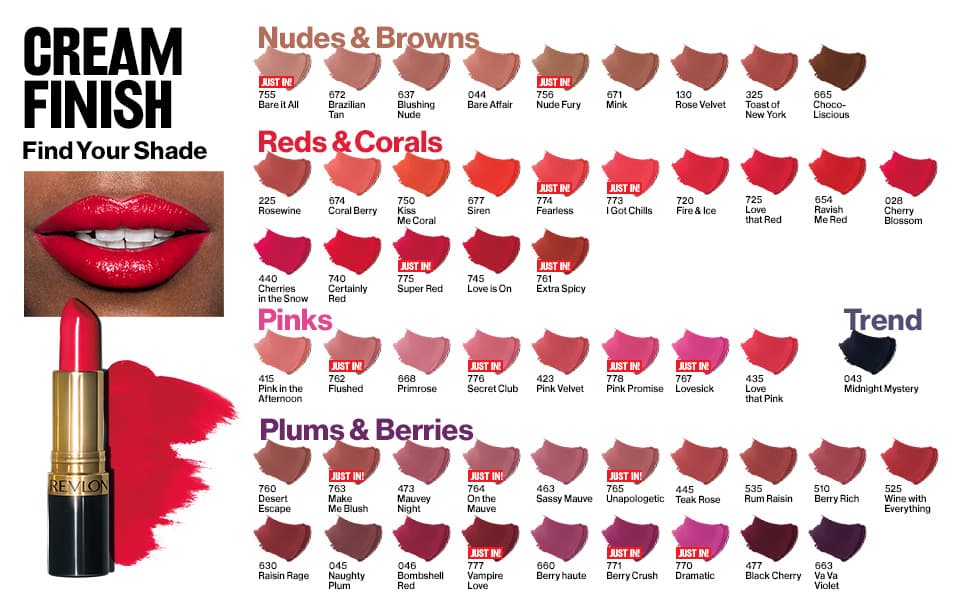 Son môi lì siêu bóng Revlon Super Lustrous Lipstick Nhật Bản nội địa 3.7g