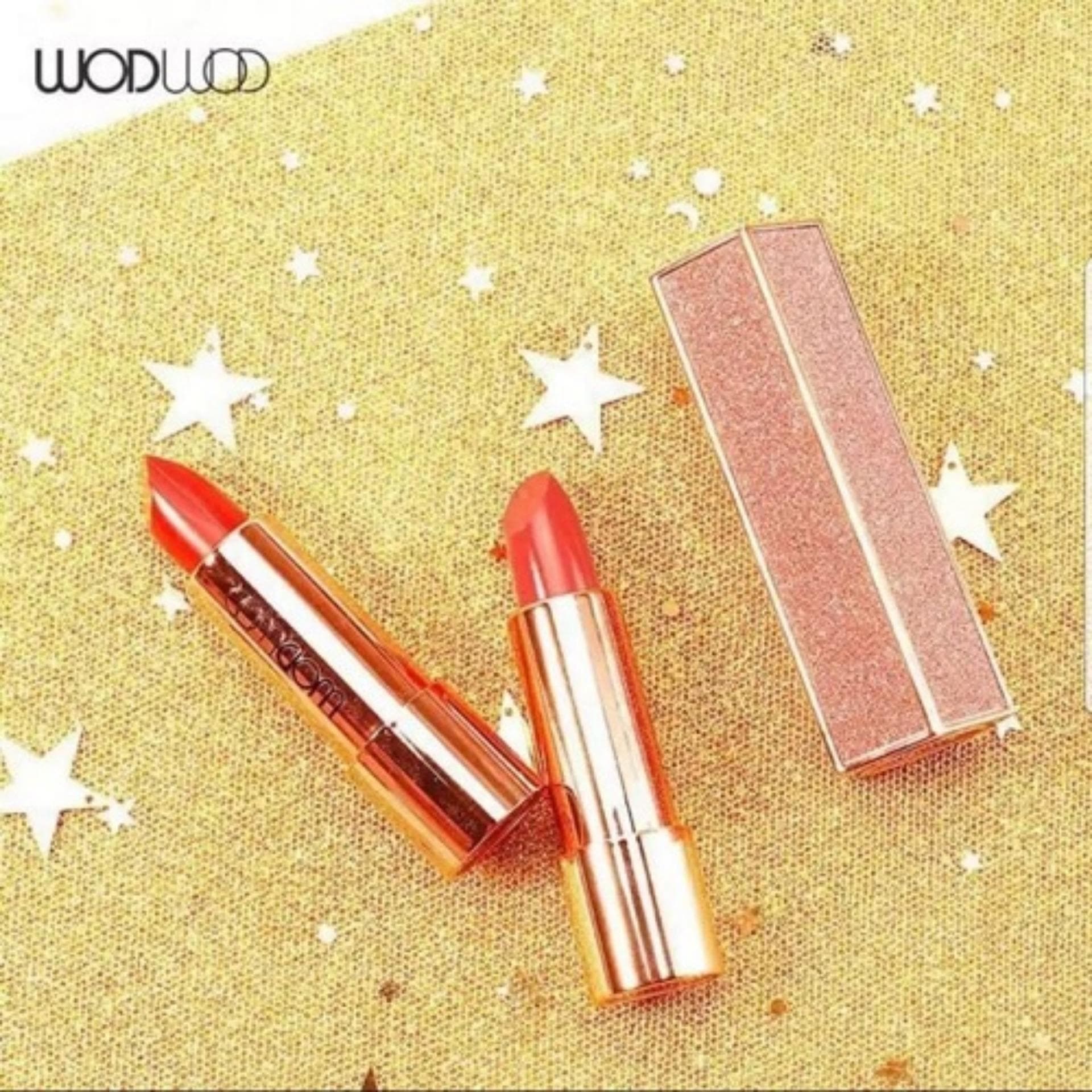Son Môi Nữ WODWOD Chất Son Siêu Lì Màu Đỏ Đậm