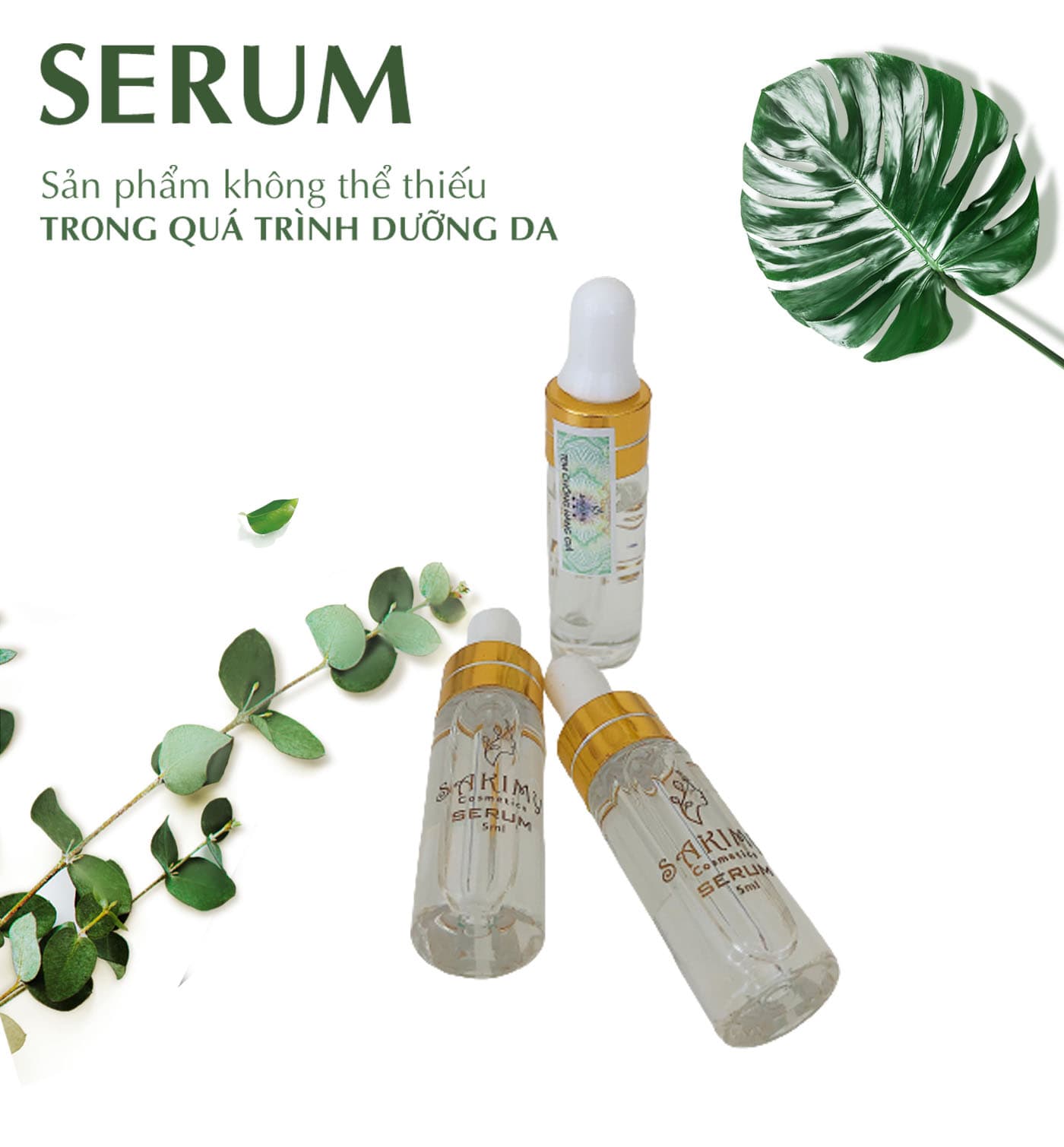 Serum kích trắng body Sakimy dưỡng ẩm giúp da căng mịn (Chính hãng)