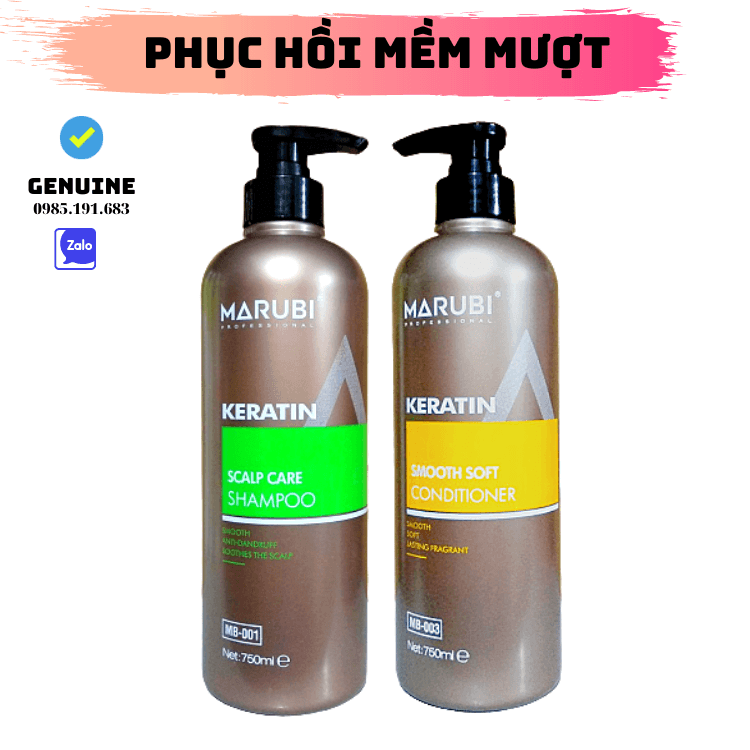 Bộ Dầu Gội Xả Marubi Thơm Ngây Ngất 750ml YOHACA
