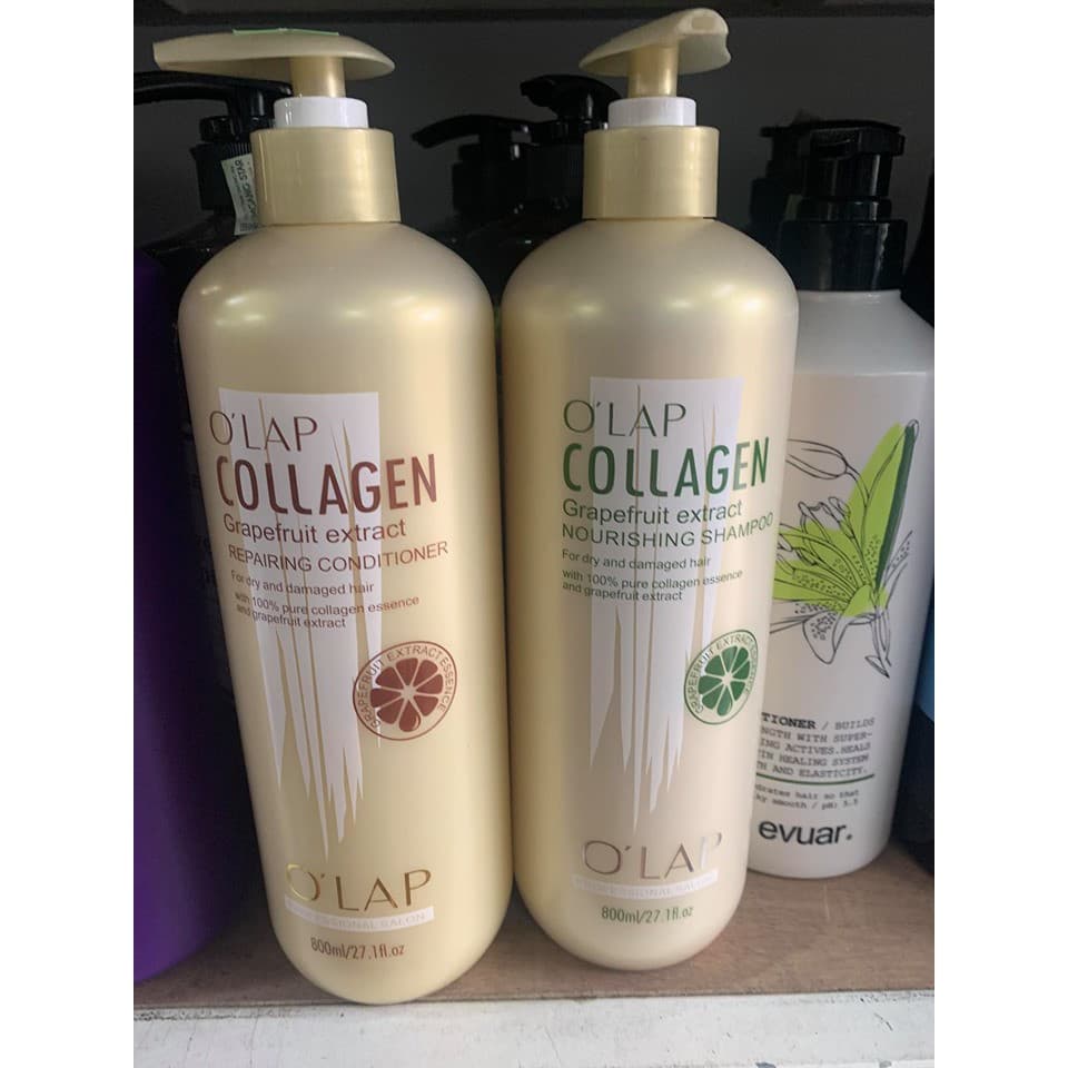 CẶP DẦU GỘI XẢ OLAP COLLAGEN SIÊU MỀM MƯỢT 800ML X2