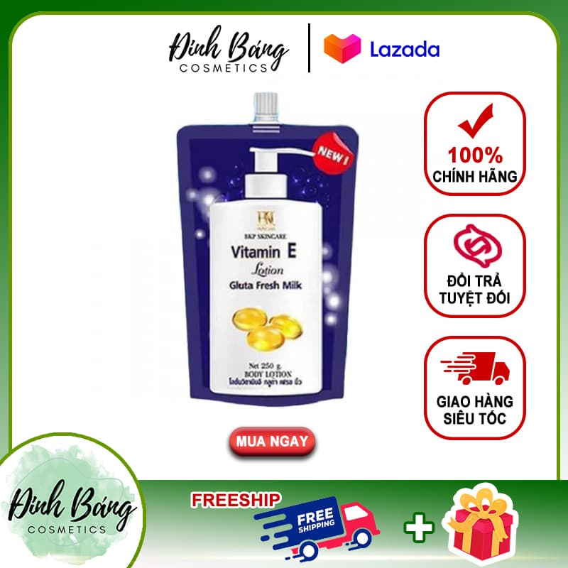 [HCM]Sữa dưỡng thể trắng da body Vitamin E Lotion Thái Lan - Kho Sỉ Đình Bằng