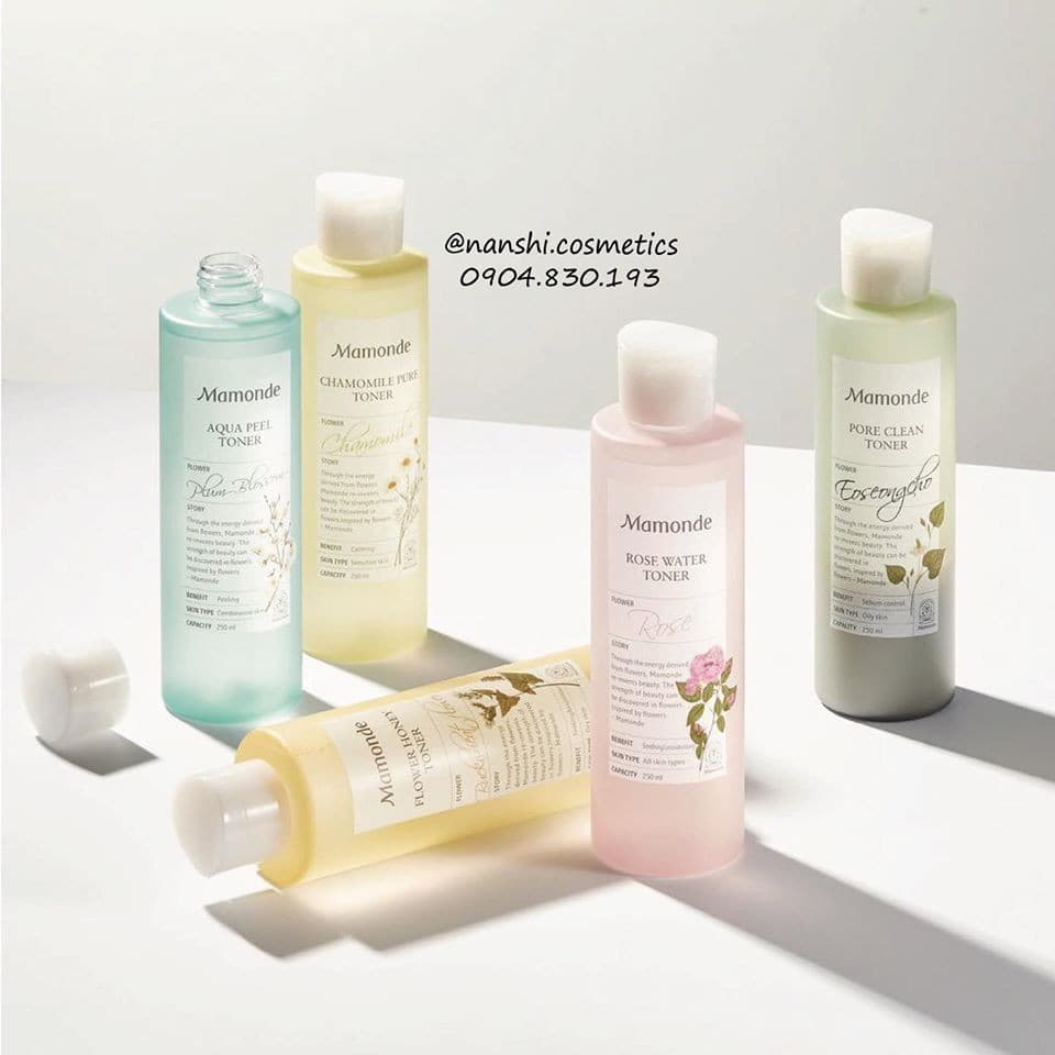 Nước hoa hồng Rose Water Toner Mamonde 250ML