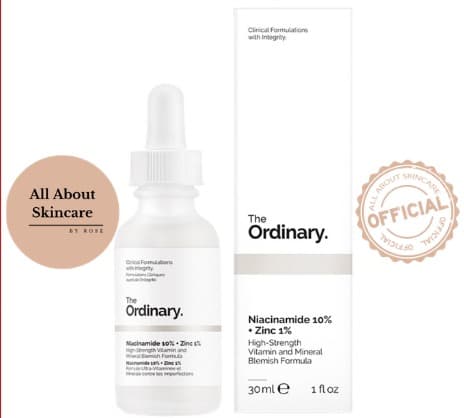 [HCM]The ordinary Niacinamide 10% + Zinc 1%-Serum Ngăn Ngừa Mụn Se Khít Lỗ Chân Lông Sáng Da 30ml (Bản Mỹ)