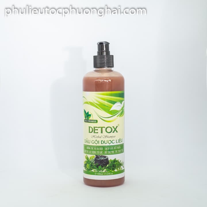 Dầu gôi dược liệu DETOC Dưỡng tóc sạch gàu hết ngứa giảm rụng hỗ trợ mọc tóc
