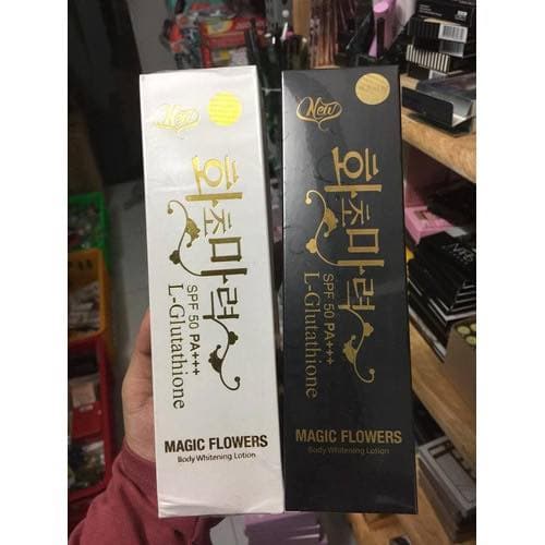 [HCM]Kem dưỡng trắng toàn thân chống nắng HÀN QUỐC Magic Flowers spf 50 pa+++ 280ml - HX2012 - Làm đẹp / Chăm sóc cá nhân / Tắm & Chăm sóc cơ thể / Sữa dưỡng ẩm