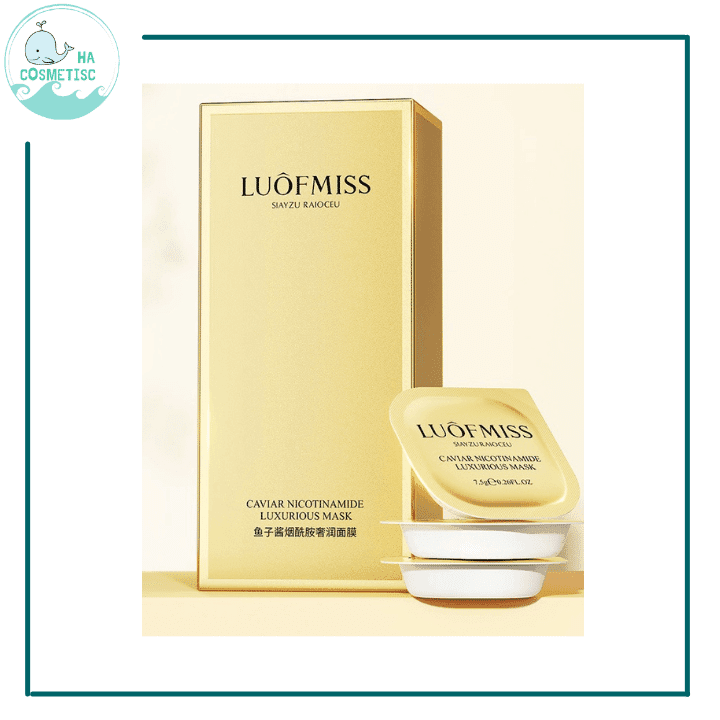 [Giá Hủy Diệt] Mặt nạ dưỡng ẩm sang trọng Caviar Niacinamide LOUFMISS