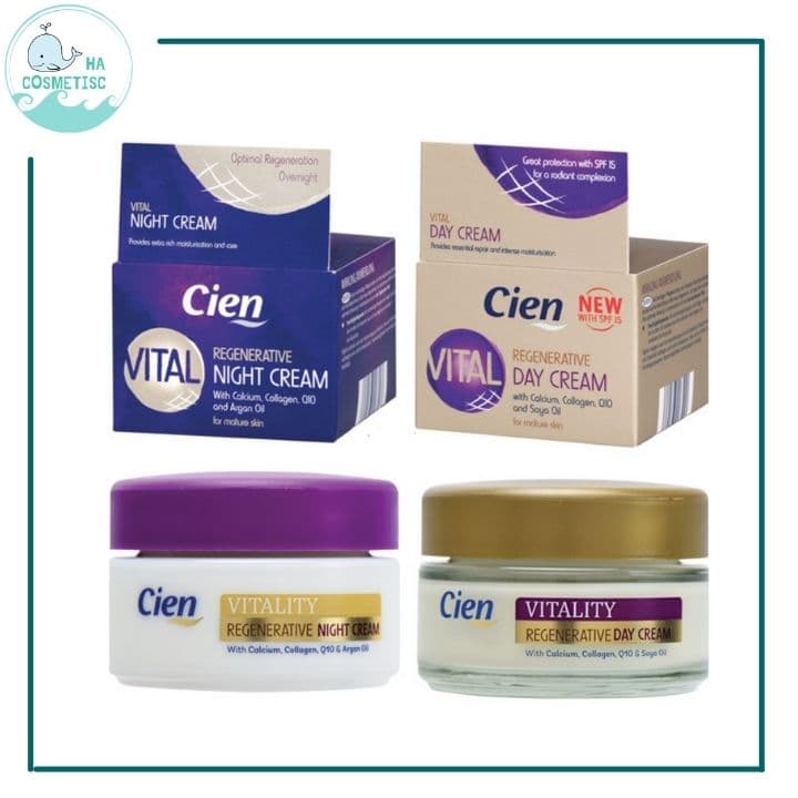 [Nội Địa Đức] Kem Dưỡng Da Cien Vital Ngày Đêm Chống Lão Hóa 50ml