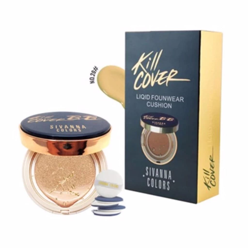 [HCM]Phấn nước Kill Cover SPF50 PA++ Cushion BB Cream Sivanna Colors Thái Lan (30g)
