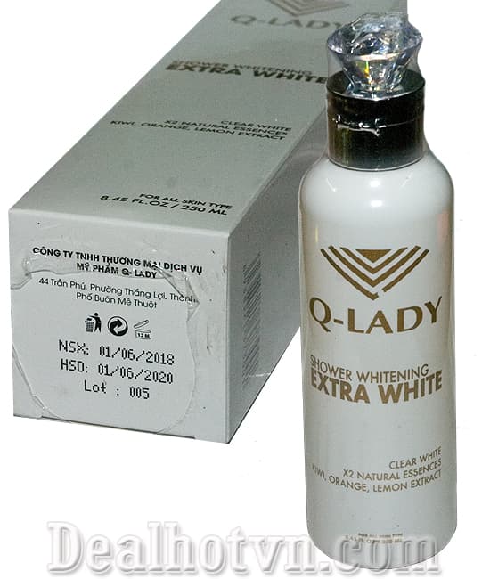 Kem dưỡng thể trắng da Q - Lady The New Skin Hàn Quốc