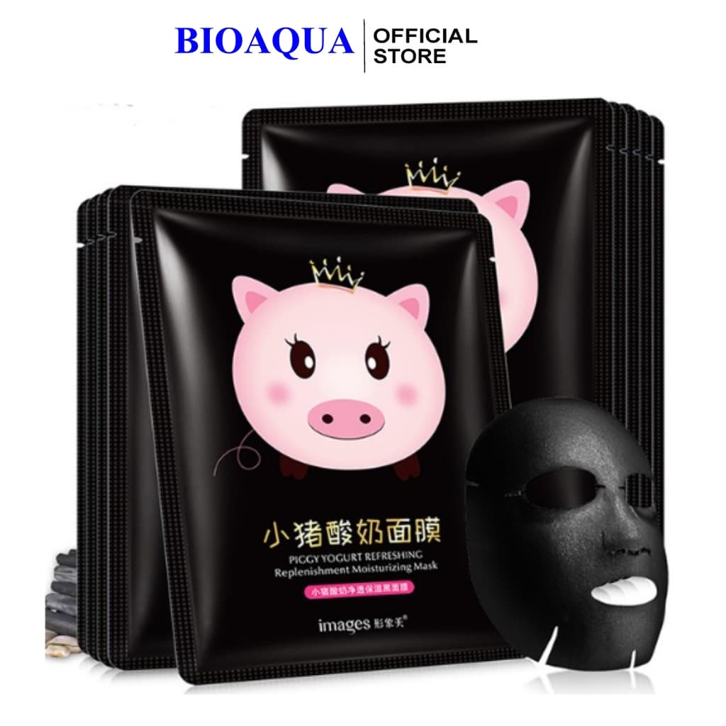 COMBO 10 Mặt Nạ Sữa Chua Heo 💖𝑭𝒓𝒆𝒆𝒔𝒉𝒊𝒑💖 Mask Sữa Chua Heo - Mặt Nạ Giấy Thải Độc Dưỡng Trắng Images
