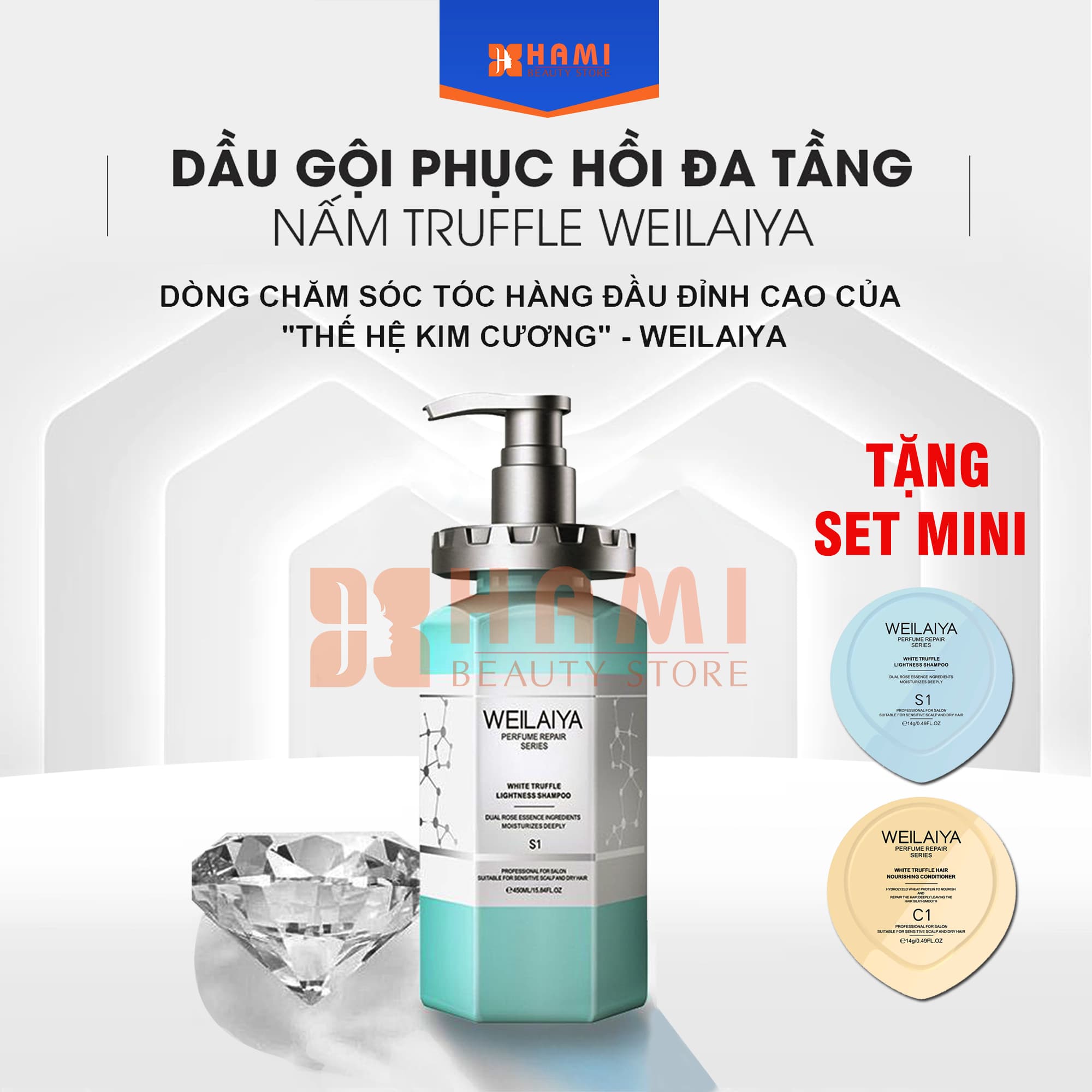 DẦU GỘI PHỤC HỒI ĐA TẦNG NẤM TRUFFLE WEILAIYA