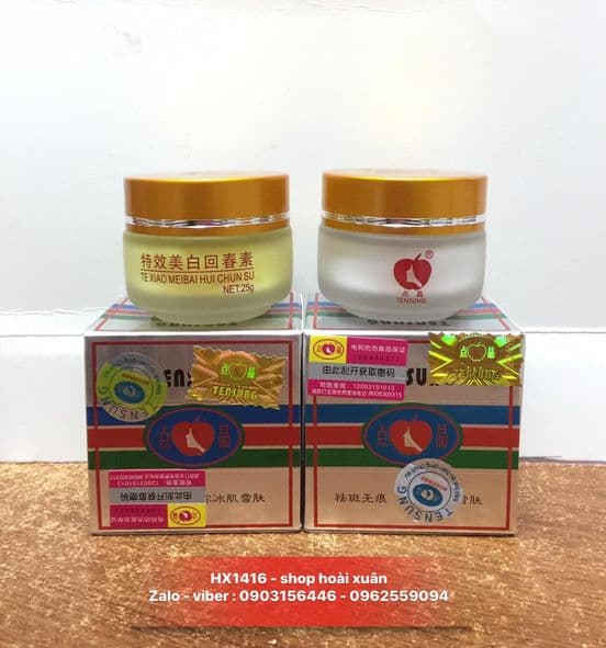[HCM]Kem dưỡng da mặt Tensung Te Xiao Mei Bai Hui chun su cho nám  tàn nhang  đốm nâu - HX1416