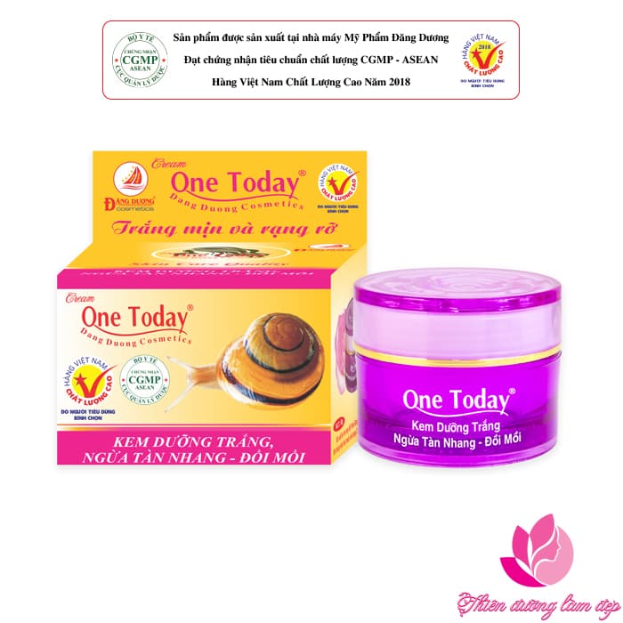 [HCM]Kem dưỡng trắng Ngừa tàn nhang Đồi mồi ONE TODAY - 8g