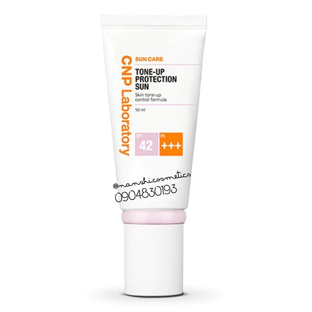 Kem chống nắng Tone Up CNP Laboratory SPF42 50ml sản phẩm tích hợp khả năng nâng tone da lên 1 tone giúp da sáng hồng tự nhiên