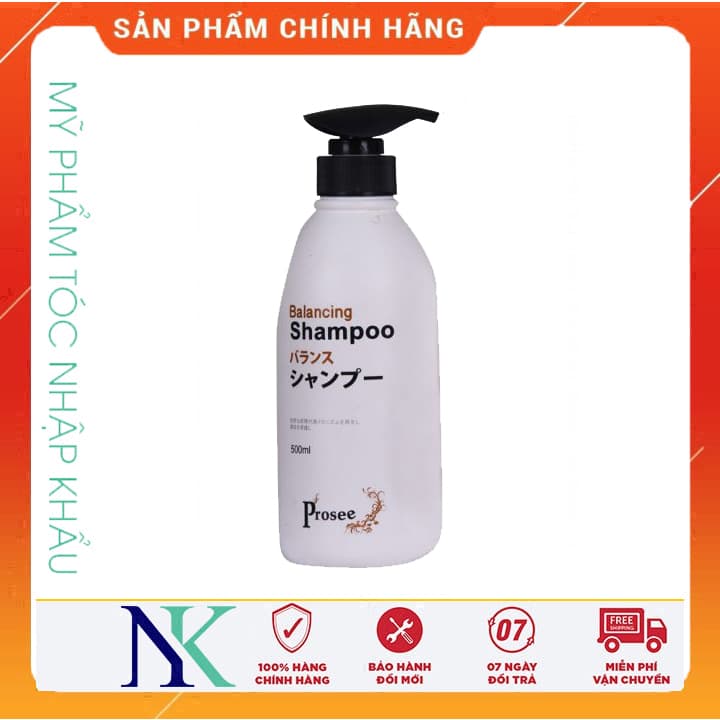 [HCM]Dầu Gội Prosee Dành Cho Tóc Dầu Nhanh Bết & Gãy Rụng Balancing 500Ml