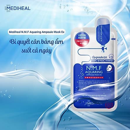 Mediheal - Mặt Nạ Siêu Tinh Chất Cấp Nước Cho Da Mediheal N.M.F Aquaring Ampoule Mask Ex