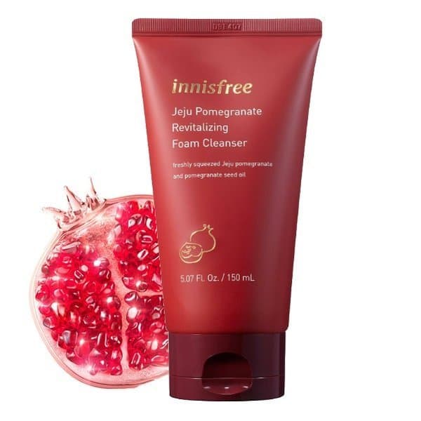 Sữa Rửa Mặt Tạo Bọt Lựu Đỏ Innisfree Jeju Pomegranate Revitalizing Foam Cleanser 150ml