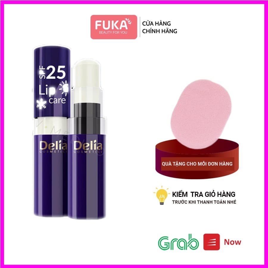 Son dưỡng môi DELIA - Dưỡng môi chống nắng SPF 25+ làm mịn dưỡng ẩm môi cao cấp