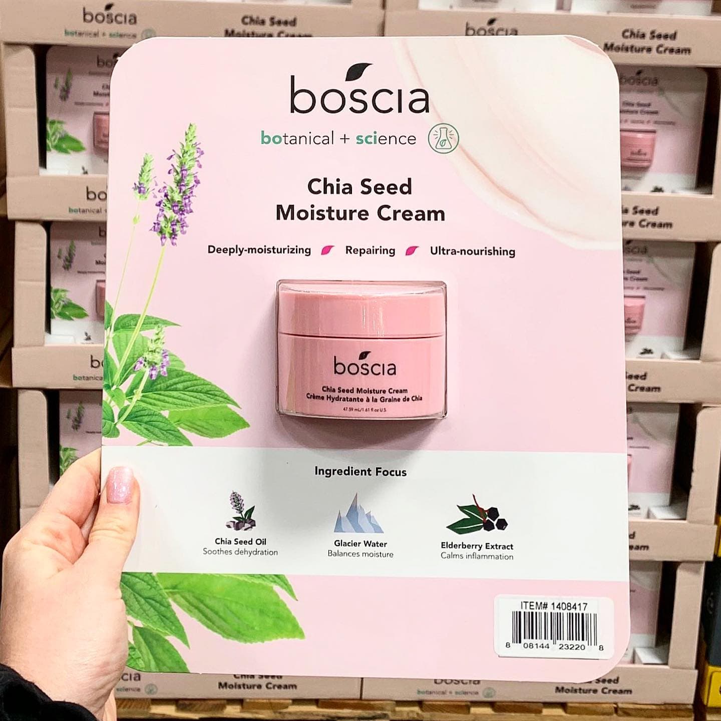[HCM]Kem dưỡng da cấp ẩm chiết xuất từ dầu hạt Chia - Boscia Chia Seed Moisture Cream