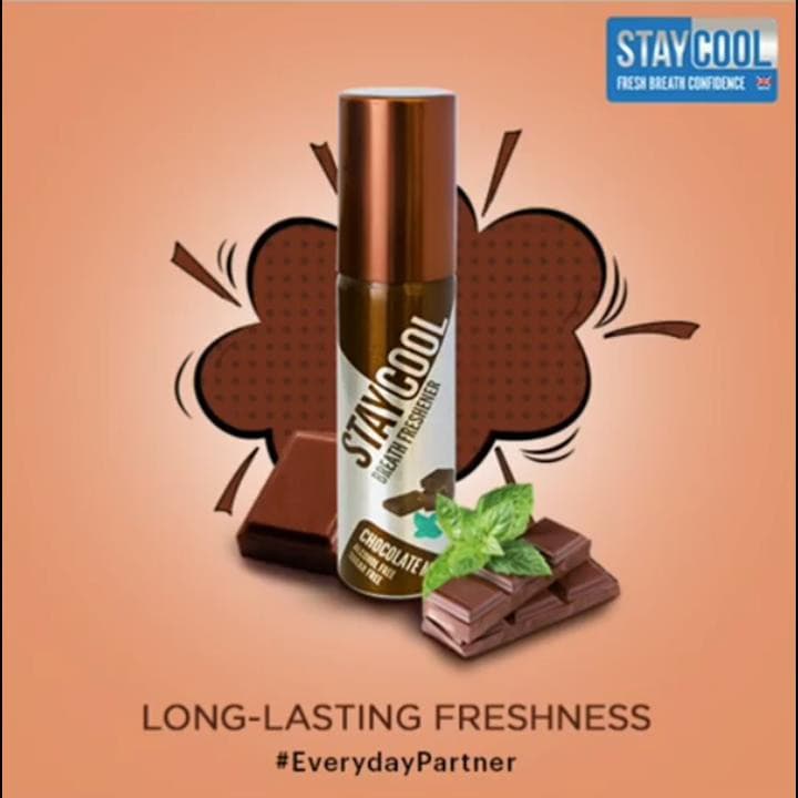 [HCM]Xịt thơm miệng Staycool hương Socola nhập khẫu Anh quốc