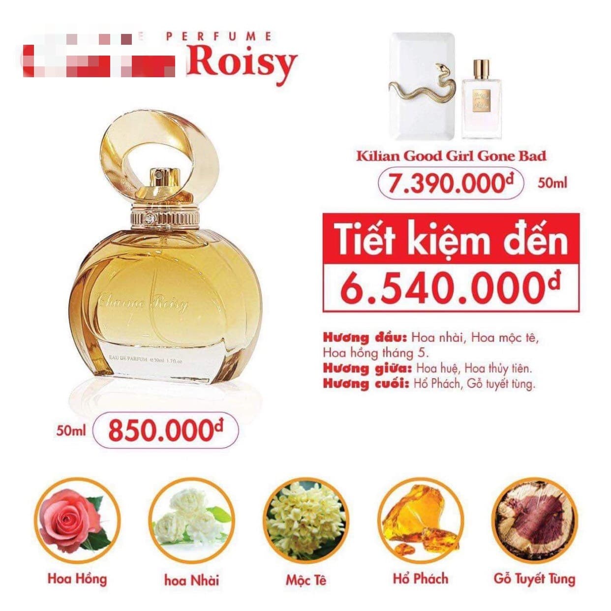 Nước hoa nữ roisy