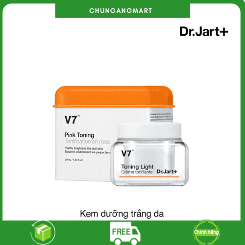 ( 💥❤️ HOT SALES ❤️💥) Kem Dưỡng Trắng Da V7 Toning Light Dr.Jart+ 50mL Chuẩn