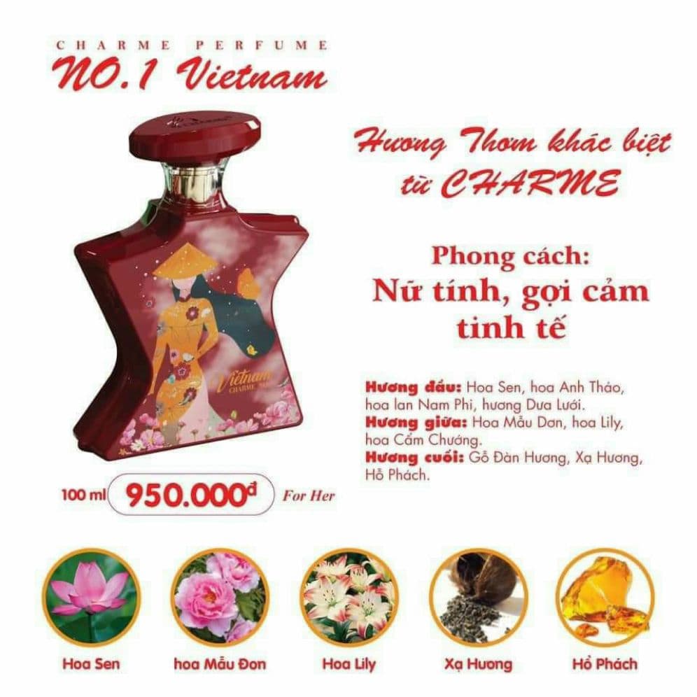 nước hoa no 1 viet nam