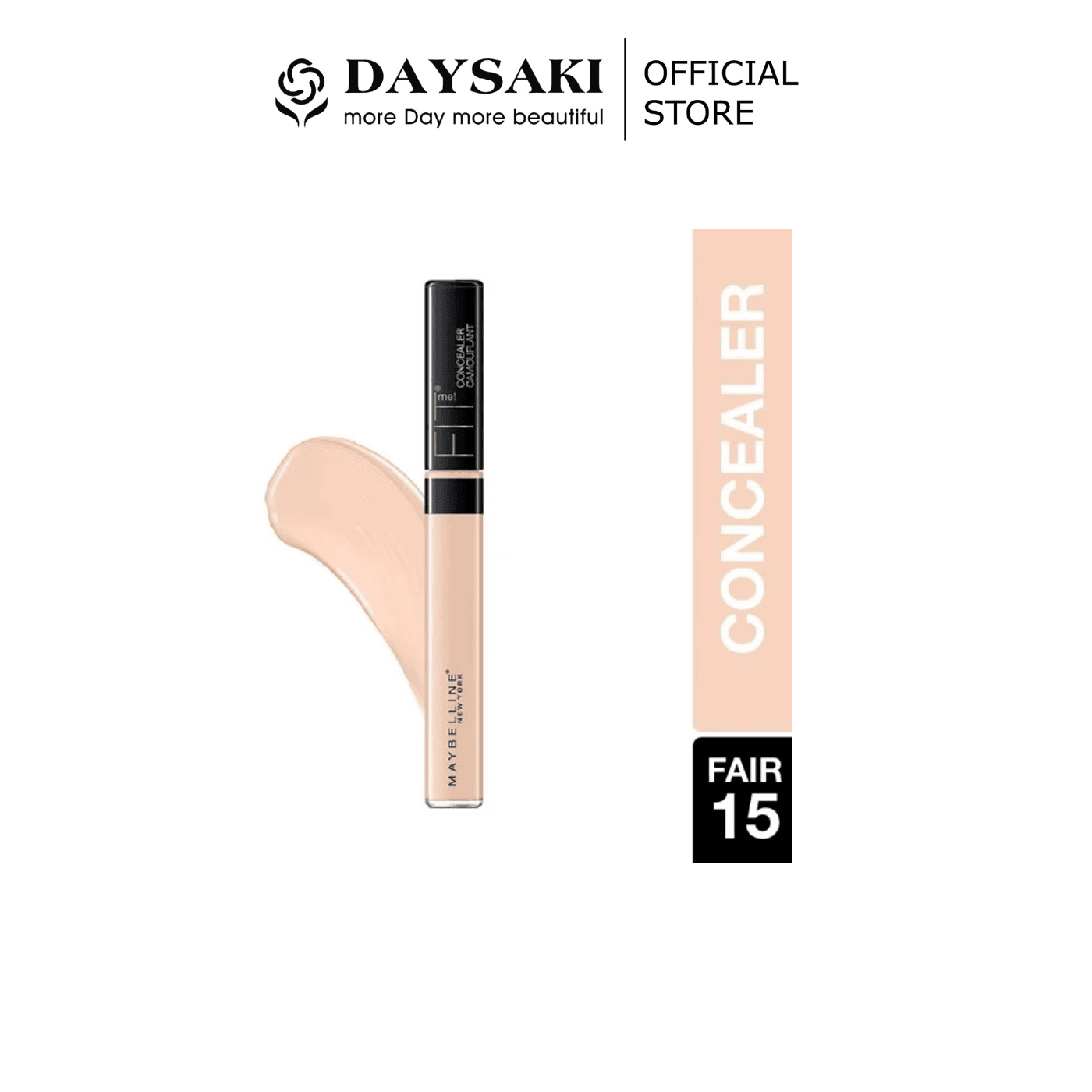 [HCM]Maybelline Che Khuyết Điểm Mịn Lì Fit Me Concealer 15 Fair Clair 6.8ml